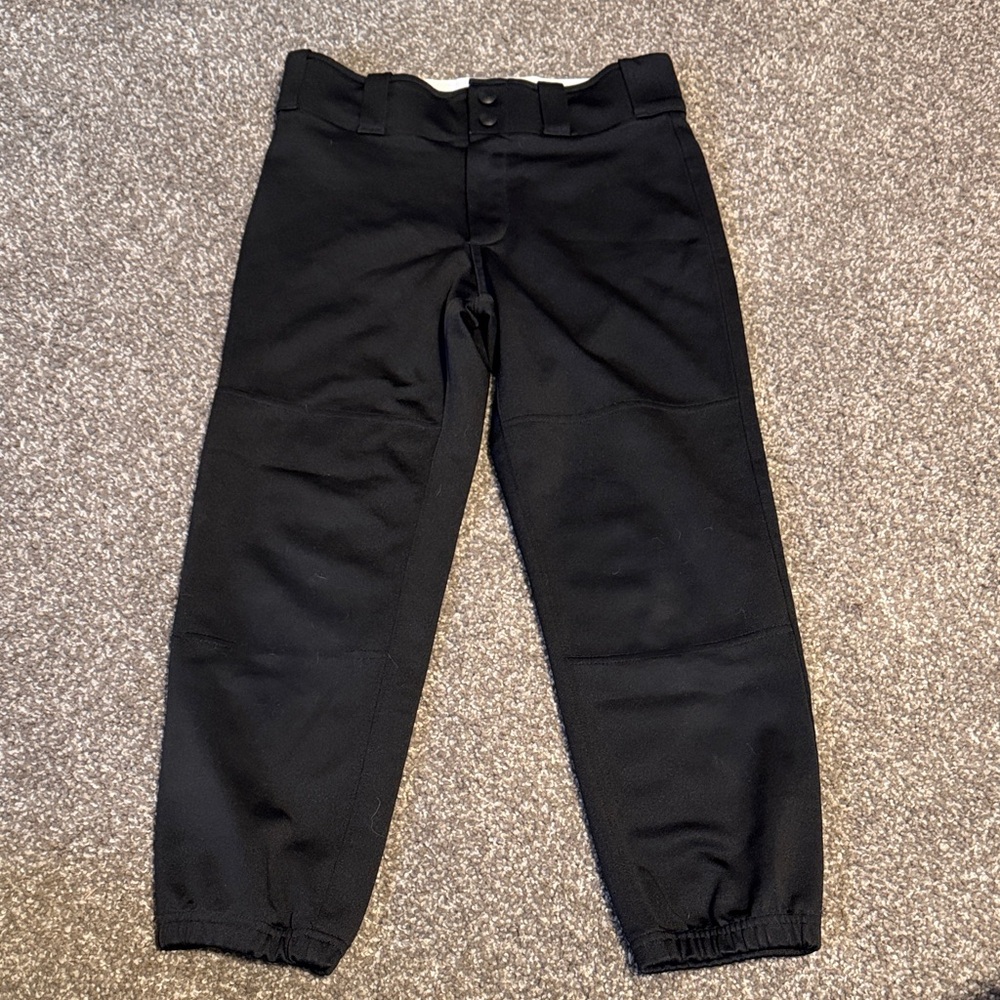 Boys Nike Black Baseball Pants